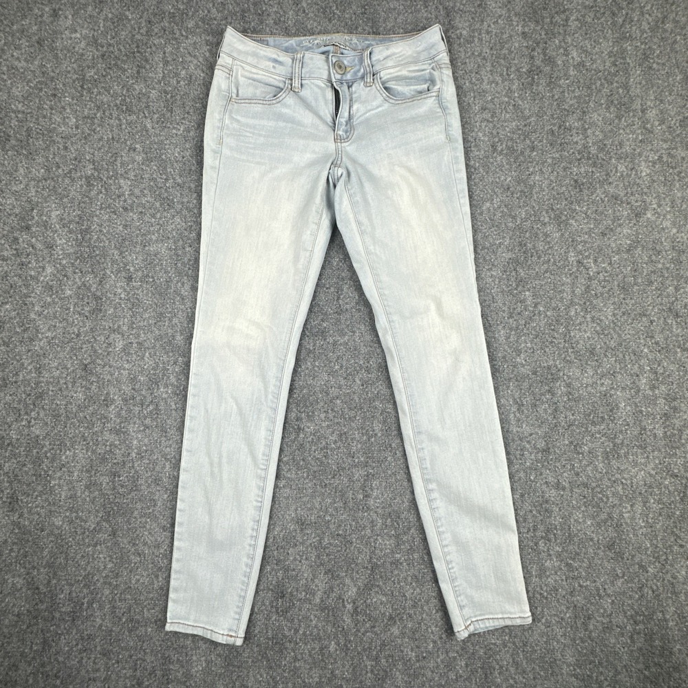 American Eagle 360 Jeggings Women's Size 4 Light Wash Denim Super Stretch